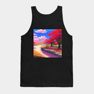 Anime Style Landscape Tank Top